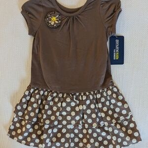 OshKosh B'gosh Brown Polka Dot Dress